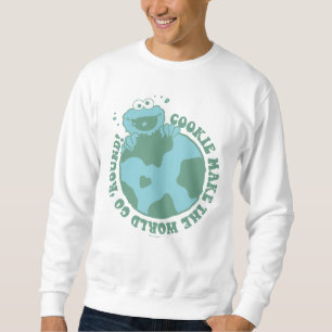 Sweatshirt Cookie Monster Les cookies font tourner le monde