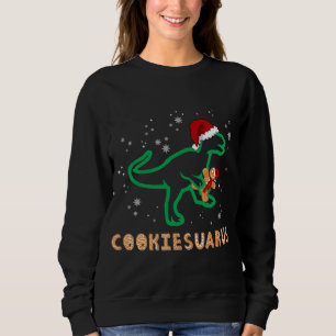 Sweatshirt Cookiesaurus Christmas Dinosaur Rex Sucre Cookie