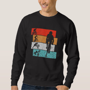 Sweatshirt Cool Beau Mtb Mountain Vélo Bmx Downhill Retr