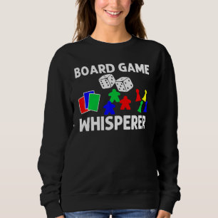 Sweatshirt Cool Board Games Art For Men Women Meeple Card Che