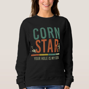Sweatshirt Cool Cornhole Hommes Femmes Corn Hole Sac Toss Tou