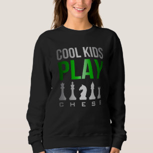 Sweatshirt Cool Enfants Jouer Échecs Jeu Chemise Drôle Humour