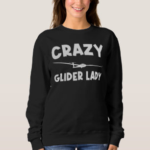 Sweatshirt Cool Glider Art Pour Femmes Maman Skydiving Air Gl