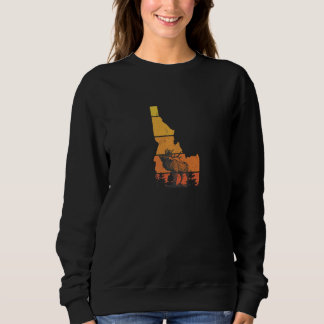 Sweatshirt Cool Idaho Elk Idaho Deer Chasseur d'animaux