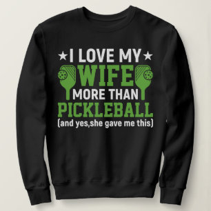 Sweatshirt Cool Pickleball Art Pour Hommes Femmes