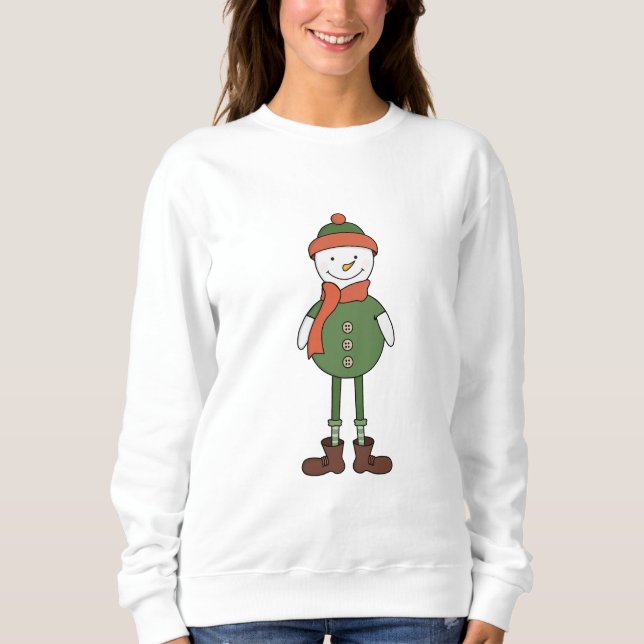 Sweatshirt Cool Snowman (Devant)