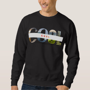 Sweatshirt "COOL" Typographie Graphique de la Nature Design