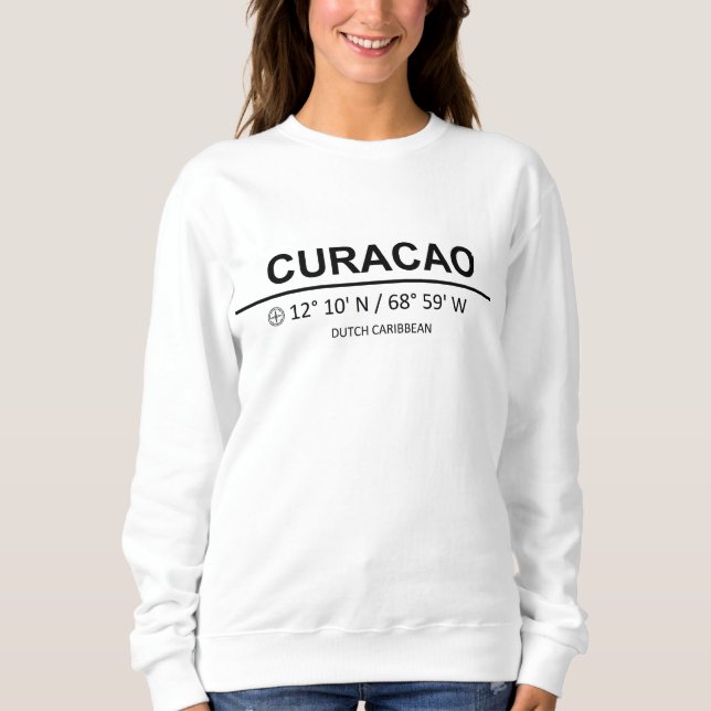 Sweatshirt Coordinates de Curacao (Devant)