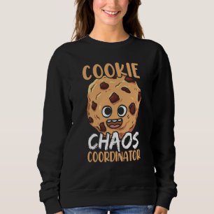 Sweatshirt Coordonnateur de chaos de biscuits Vendeur de bisc