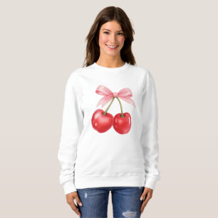 Sweatshirt Coquette Cerise Tendance