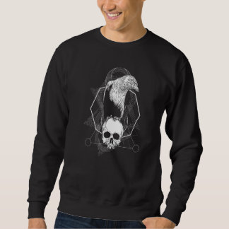 Sweatshirt Corbeau mystique Odin Viking Bird