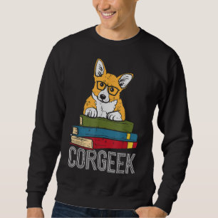 Sweatshirt Corgeek Livre Lover Welsh Corgi Funny Chien Nerd A