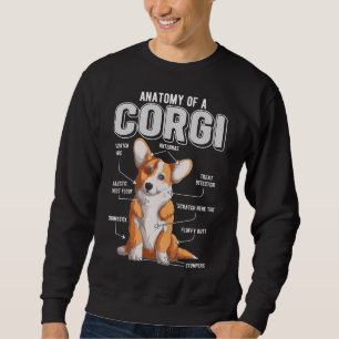 Sweatshirt Corgi Anatomie Funny Chien