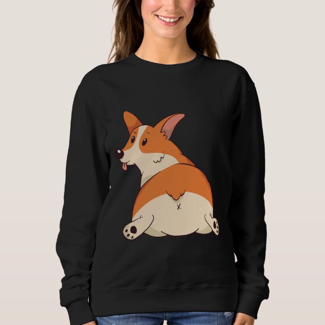 Sweatshirt Corgi Butt 201 (Devant)