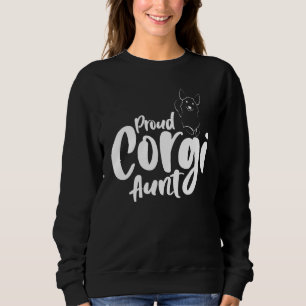 Sweatshirt Corgi Chien Fier Corgi Tante Mère Fête S