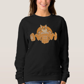 Sweatshirt Corgi Dog T Fitness Gym entraînement Poids