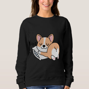 Sweatshirt Corgi Snooze