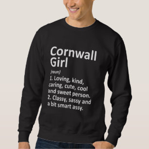 Sweatshirt Cornwall Girl Pa Pennsylvania Funny City Accueil R