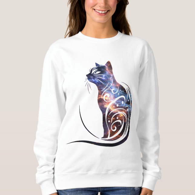 Sweatshirt Cosmic Cat (Devant)