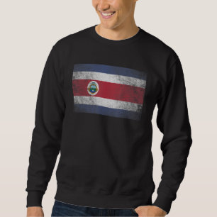 Sweatshirt Costa Rica Flag Pride Pays Accueil Correspondant S