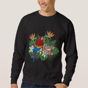 Sweatshirt Costa Rica Pays Nature Oiseau Perroquet tropical