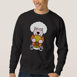 Sweatshirt Costume chinois Mooncake Poodé Chien