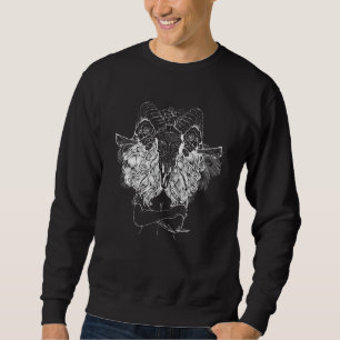 Sweatshirt Costume d'art foncé Punk Sinister Goth Horror Femm