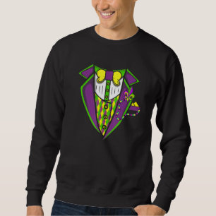 Sweatshirt Costume de fête de Carnaval Mardi Gras Smoking