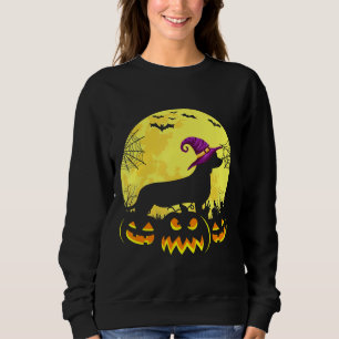 Sweatshirt Costume Halloween Dachshund sorcier Casquette