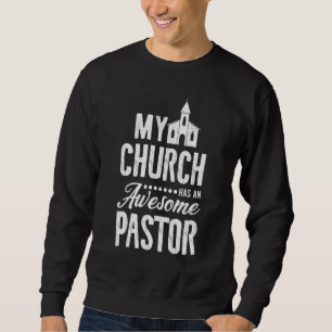Sweatshirt Costume pasteur Croix chrétienne Pastorale religie