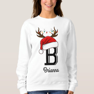 Sweatshirt Costumes de Noël Monogramme