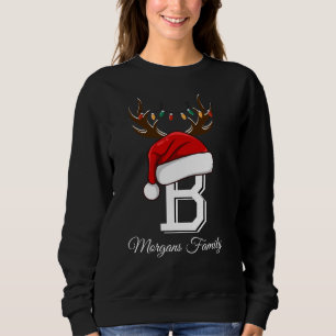 Sweatshirt Costumes de Noël Monogramme