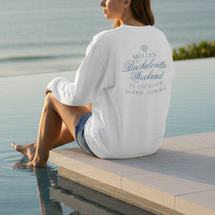 Sweatshirt Côte Bleue Coquillage Enterrement de Vie de Jeune