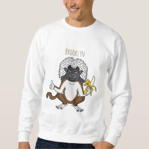 Sweatshirt Cotton Top Tamarin montoon est une illustration