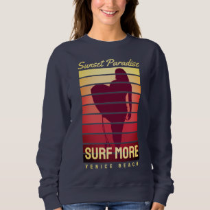Sweatshirt Coucher de soleil Paradis Surf