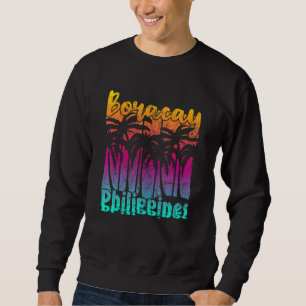 Sweatshirt Coucher de soleil vintage Philippines Boracay 1