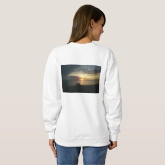 Sweatshirt Coucher du soleil d'île de Sanibel
