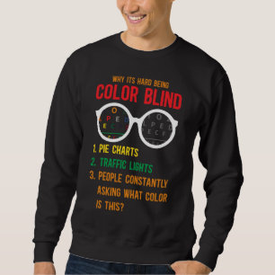 Sweatshirt Couleur Aveugles de l'oeil de test