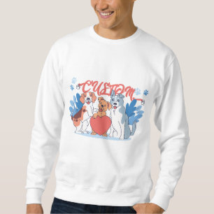 Sweatshirt Couleurs de confort personnalisées Vintage animal 