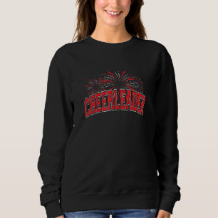 Sweatshirt Couleurs de l'équipe Cheer Pom pom-pom girl Couleu