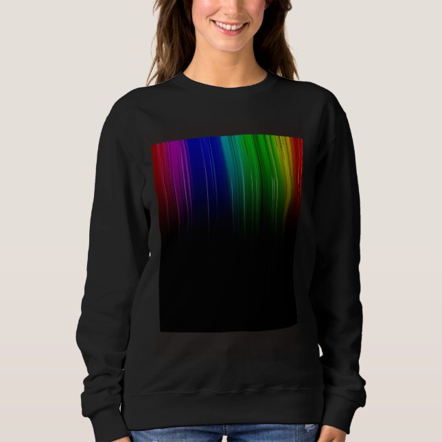 Sweatshirt Couleurs qui dégoulinent (Devant)
