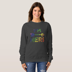 Sweatshirt Couples lesbiennes qui correspondent à la fierté L