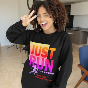 Sweatshirt Courez juste Marathon Runner Track Race Vivid Femm