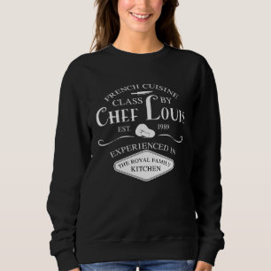 Sweatshirt Cours de cuisine française par le chef Louis EST 1