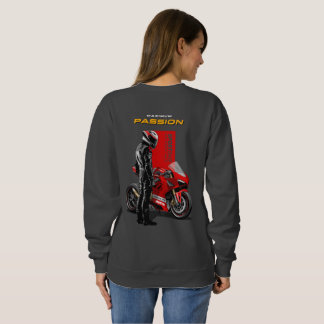 Sweatshirt Course de Superbike Passion Maximale Graphique de