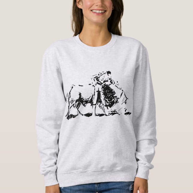 Sweatshirt Course de taureaux (Devant)