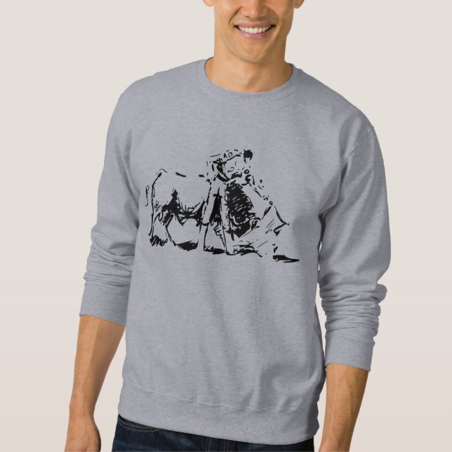 Sweatshirt Course de taureaux (Devant)