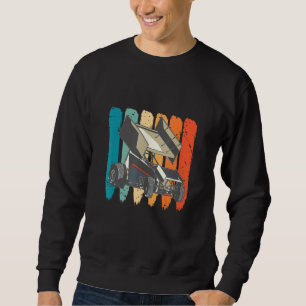 Sweatshirt Course de voitures de sprint Voiture de sprint rét