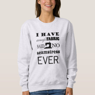 Sweatshirt Couture ・ Pas Suffisamment De Tissu ・ Artisanat