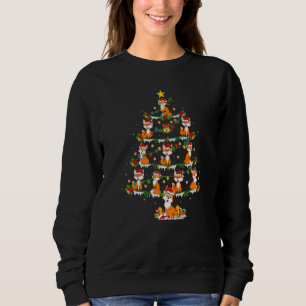 Sweatshirt Coyote lumières de Noël Arbre de Noël coyote